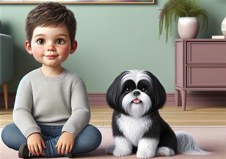 Shih tzu best sale and kids